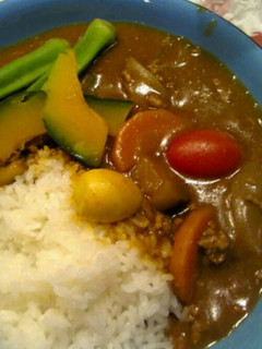 市販のルーでスタミナ夏野菜カレー-レシピのメイン写真