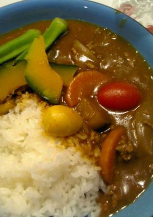 市販のルーでスタミナ夏野菜カレー-レシピのメイン写真