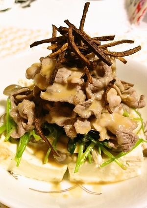 牛しゃぶ豆腐サラダ-レシピのメイン写真