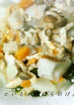 具だくさん✿里芋と豚バラのけんちんうどん-レシピのメイン写真