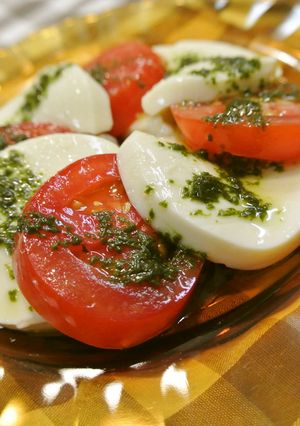 豆腐とトマトのヘルシー簡単カプレーゼ-レシピのメイン写真