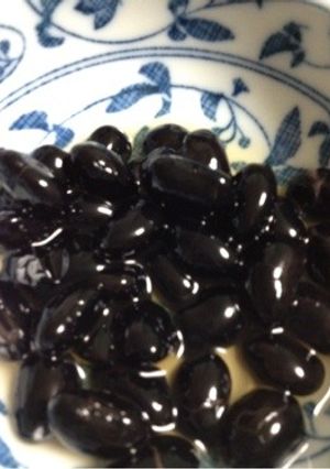 超簡単！市販の蒸し黒豆で作る甘煮-レシピのメイン写真