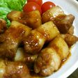 ボリューム満点*豚バラブロックの生姜焼き