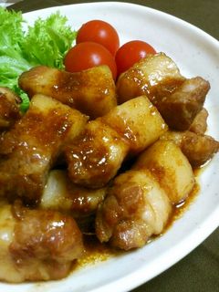 ボリューム満点*豚バラブロックの生姜焼き-レシピのメイン写真