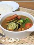 【農家のレシピ】夏野菜のスープカレー