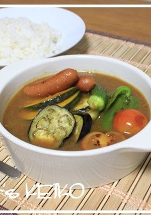 【農家のレシピ】夏野菜のスープカレー-レシピのメイン写真