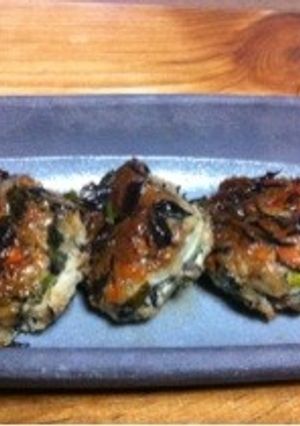 ニラ ひじきバーグ-レシピのメイン写真