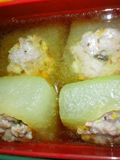 おもてなしに♪つみれ入り冬瓜の煮物-レシピのメイン写真