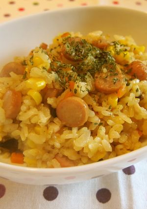 ＊炊飯器で楽チン♪炊き込みカレーピラフ＊-レシピのメイン写真