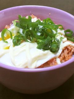 超簡単!鮭マヨ玉丼-レシピのメイン写真