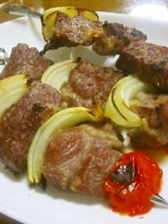 牛肉の串焼き☆お家でバーベキュー気分-レシピのメイン写真