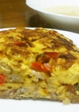 フライドポテトで♪スペイン風オムレツ-レシピのメイン写真