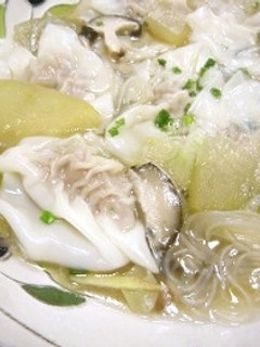 冬瓜のワンタン入りスープ-レシピのメイン写真