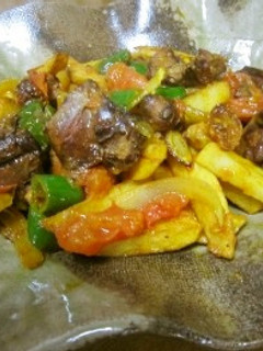 レバー・ポテト炒めイタリア風-レシピのメイン写真