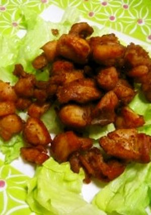 おつまみに！ライム風味の鶏モモ肉唐揚げ-レシピのメイン写真