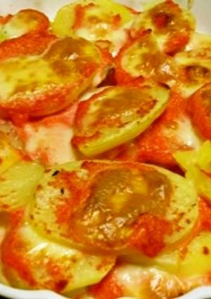 じゃがいもの明太子・チーズの重ね焼き-レシピのメイン写真
