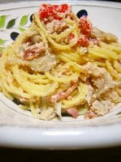たらこのクリームパスタ-レシピのメイン写真