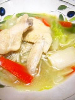 鶏手羽先のチャイニーズ・スープ-レシピのメイン写真