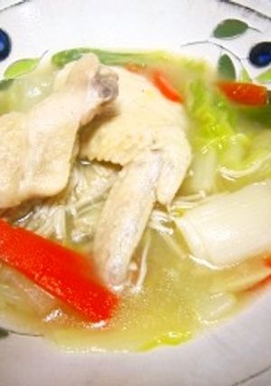 鶏手羽先のチャイニーズ・スープ-レシピのメイン写真