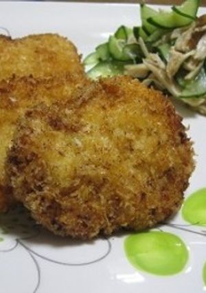 ヘルシーなお豆腐入り鶏メンチ-レシピのメイン写真