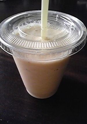 食欲ない朝に！バナナきな粉豆乳スムージー-レシピのメイン写真