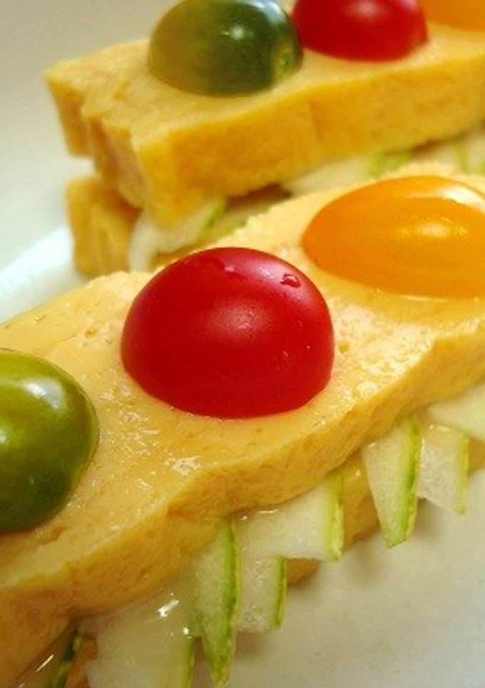 夏の和食　冷製出汁巻き-レシピのメイン写真