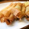 オクラ、長いもの巻くだけスティック春巻き
