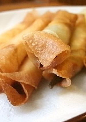 オクラ、長いもの巻くだけスティック春巻き-レシピのメイン写真