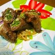 すき焼き味の牛肉の野菜巻き