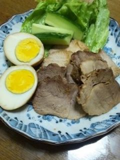 圧力鍋で簡単☆焼き豚と煮タマゴ-レシピのメイン写真