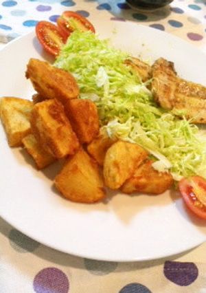 ＊唐揚げ粉でカリッと☆おいしいポテト＊-レシピのメイン写真