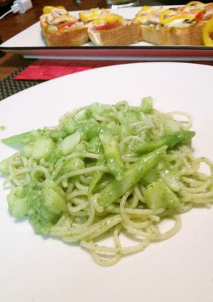 アスパラとじゃがいものバジルパスタ-レシピのメイン写真