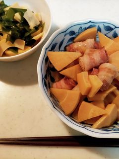 筍と巻き巻き豚肉の煮込み-レシピのメイン写真
