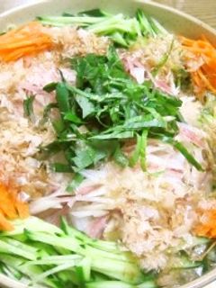 大根とみょうが+色々野菜の和風サラダ♪-レシピのメイン写真