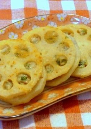 レンコンの挟み焼き-レシピのメイン写真