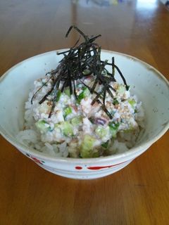 薬味たっぷり☆ひんやりさっぱり豆腐丼-レシピのメイン写真
