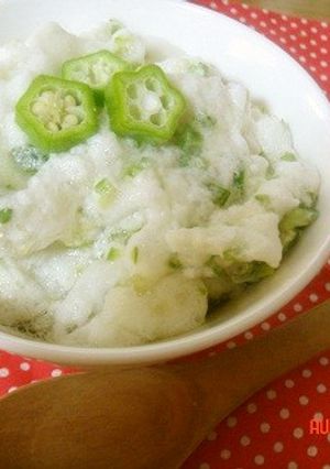 卵白消費！おくらのふわふわスープ-レシピのメイン写真