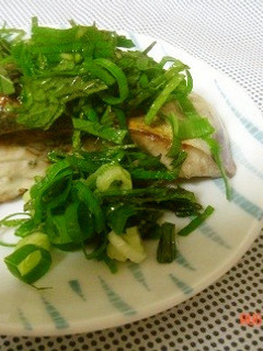 さばの塩焼き 薬味のっけもり-レシピのメイン写真