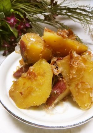 ホックホク♪さつまいもの土佐煮-レシピのメイン写真