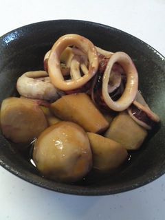 うちのいかと里芋の煮物-レシピのメイン写真
