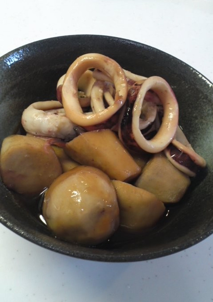 うちのいかと里芋の煮物-レシピのメイン写真