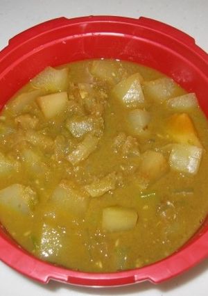 レンジ圧力鍋でパパイヤカレー-レシピのメイン写真