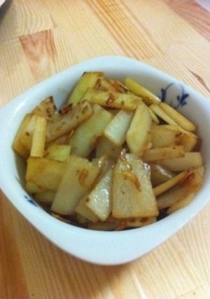 ダイコンの皮のキンピラ-レシピのメイン写真