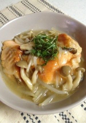 鮭とモヤシとキノコの煮込み餡-レシピのメイン写真