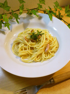 イカの塩辛クリームパスタ*-レシピのメイン写真