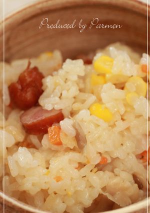 【旬】しゃっきりコーンの炊き込みご飯-レシピのメイン写真