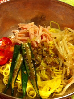 和風冷やしラーメン(焦がしネギ風味)-レシピのメイン写真