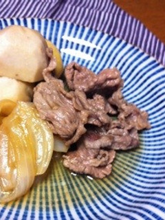 牛肉と里芋のすき焼き煮-レシピのメイン写真