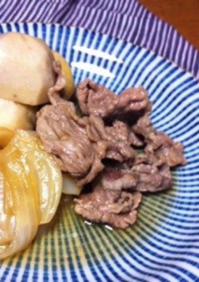 牛肉と里芋のすき焼き煮-レシピのメイン写真