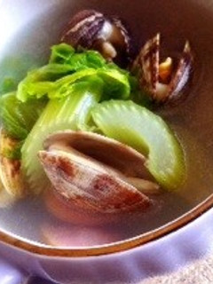 あさりとセロリのエスニックスープ-レシピのメイン写真